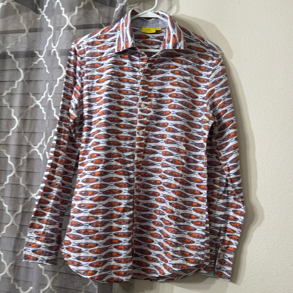 Roller Rabbit Button-Up Size Small - image 1